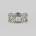 LAUREL GARDEN. Victorian Intricate Vine Ring - Silver