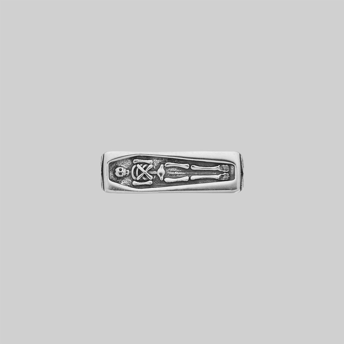 SACRARIUM. Secret Tomb Double Ring - Silver