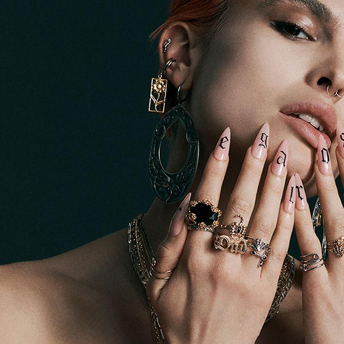 NARCISSA. Web Ring - Silver