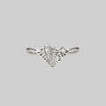NARCISSA. Web Ring - Silver