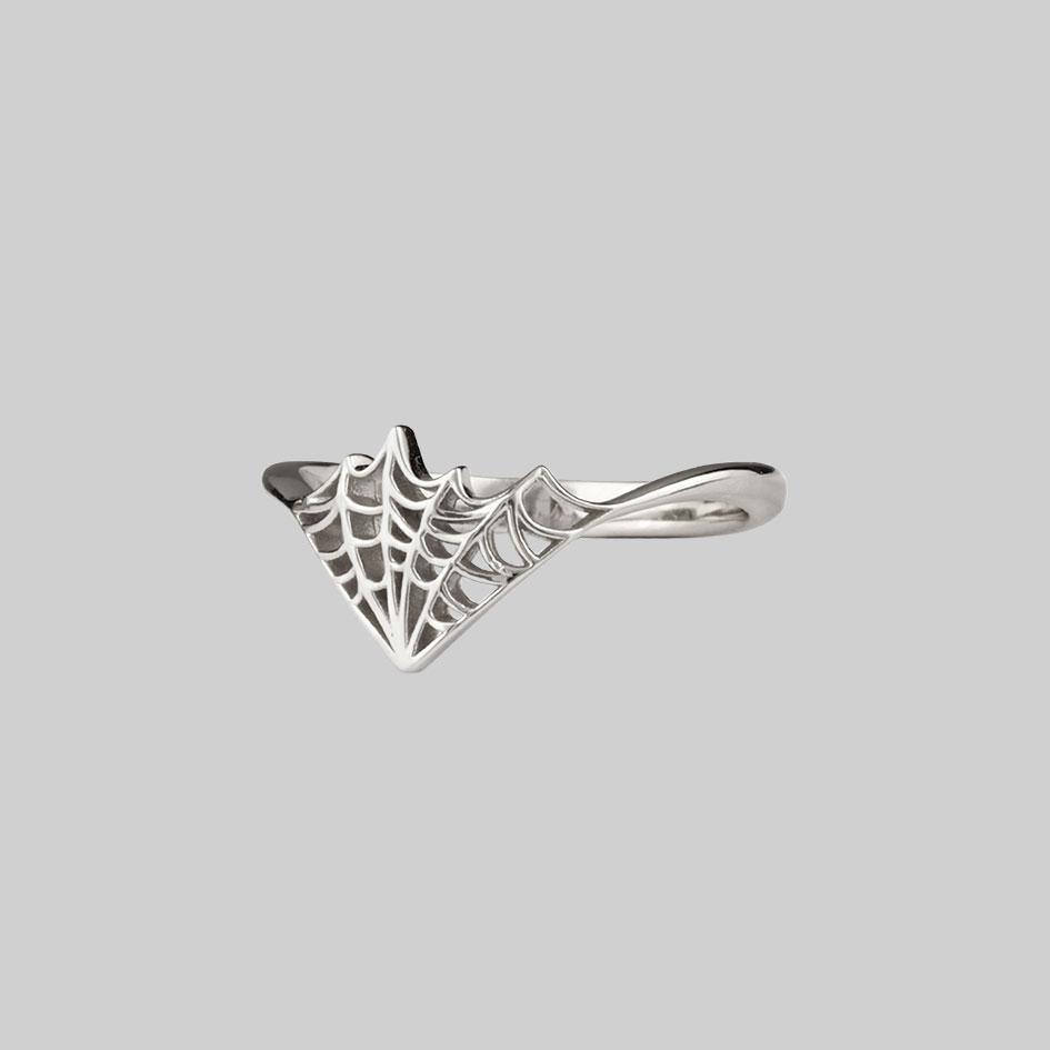 NARCISSA. Web Ring - Silver
